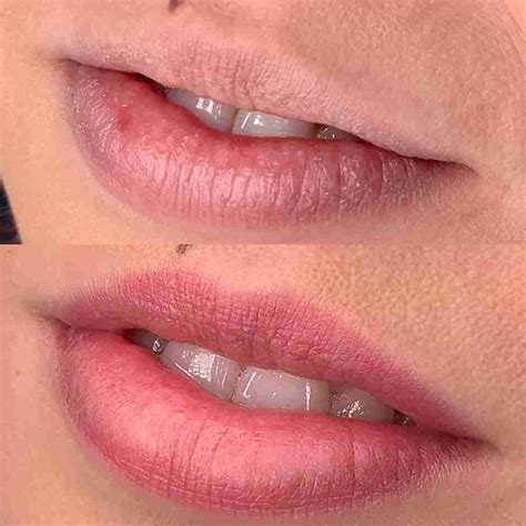 lip blush tattoo.